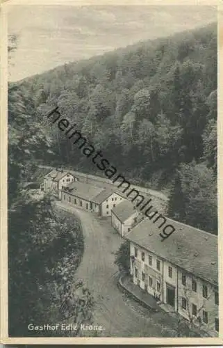 Gasthof Edle Krone - Besitzer Joh. Martin - Höckendorf - Verlag A. & R. Adam Dresden 20er Jahre