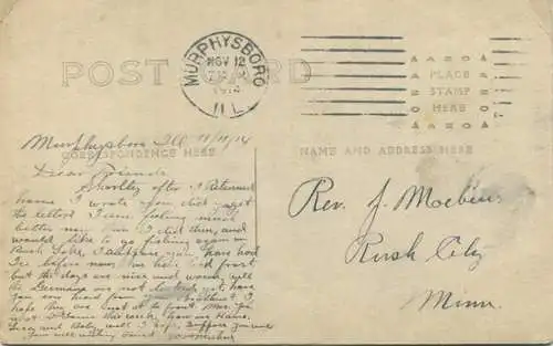 Illinois - Murphysboro - Residence of W. H. Michael - Division Str. 1904 - gel. 1914