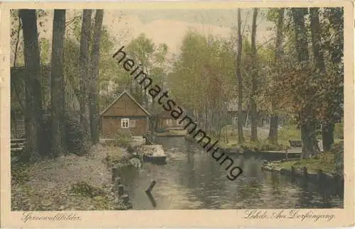 Lehde - Am Dorfeingang - Verlag Arthur Redecker Berlin