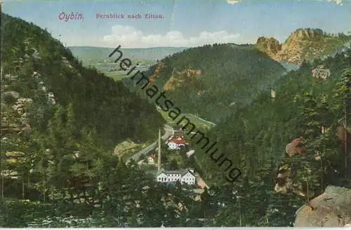 Oybin - Fernblick nach Zittau - Ansichtskartenverlag Silesia Görlitz
