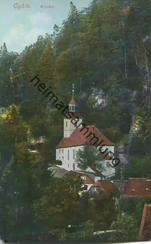 Oybin - Kirche - Verlag E. Wagner Söhne Zittau 20er Jahre