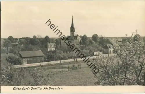 Ottendorf-Okrilla - Foto-AK Handabzug - Verlag Photo-Eulitz Radeburg