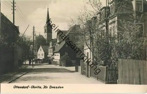 Ottendorf-Okrilla - Foto-AK Handabzug - Verlag Photo-Eulitz Radeburg