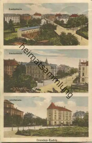 Dresden-Kaditz - Rankestrasse - Adolfstrasse - Verlag F. Klinger Dresden