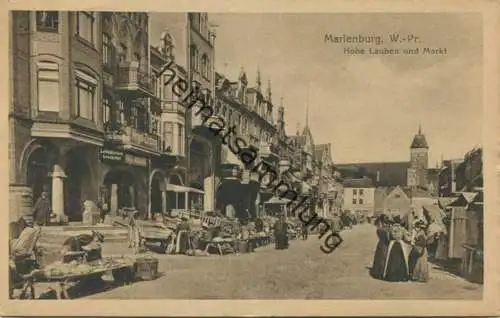 Marienburg - Hohe Lauben und Markt