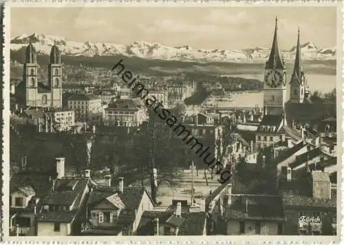 Zürich - Foto-Ansichtskarte Grossformat - Verlag Max Künzli C. Künzli-Tobler und Nachf. Zürich