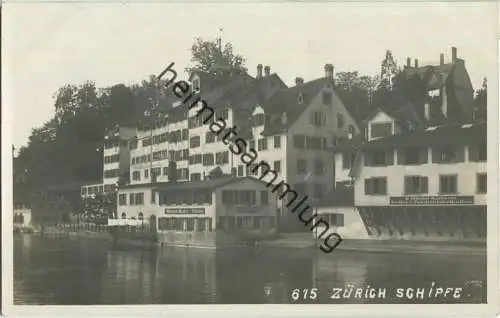 Zürich - Schipfe - Foto-Ansichtskarte 20er Jahre