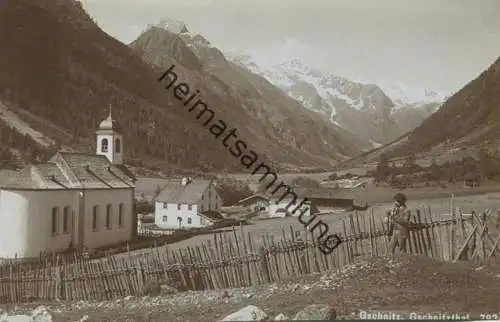 Gschnitz - Gschnitzerthal - Foto-AK 1905