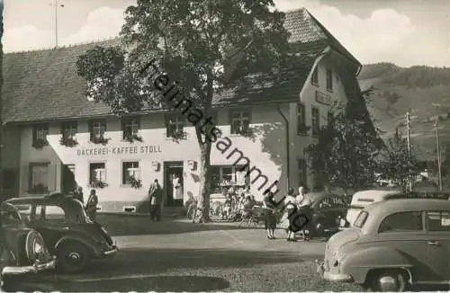 Bernau - Innenlehen - Kaffee Stoll - Inhaber Hans Thoma - Foto-Ansichtskarte 50er Jahre - Verlag Franckh Stuttgart