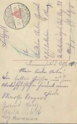 An Ihn! - Nr. 3510/1 - Feldpost - gel. 1915