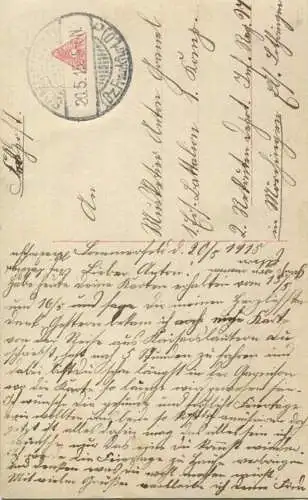 Ein deutscher Gruss - Nr. 3586/4 - Feldpost - gel. 1915