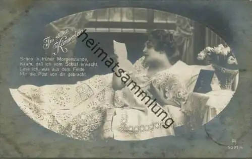 Im stillen Kämmerlein - Nr. 5071/4 - Feldpost gel. 1915