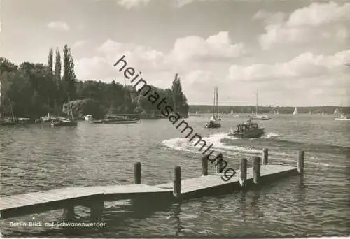 Berlin Nikolassee - Blick auf Schwanenwerder - Foto-AK Grossformat - Verlag Kunst und Bild Berlin