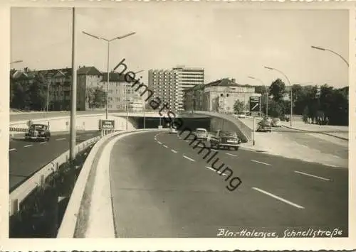 Berlin Halensee - Schnellstraße - Foto-AK Großformat - Verlag Bruno Schroeter Berlin