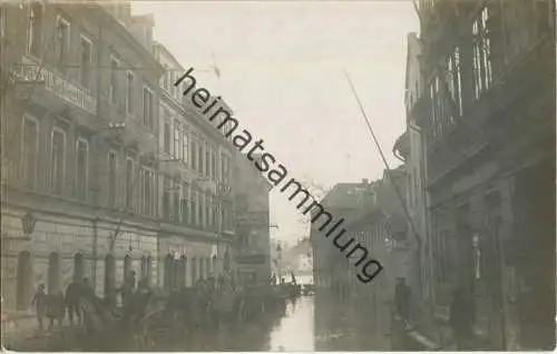 Meissen - Central-Schlachthof - Hochwasser 1920 - Foto-Ansichtskarte