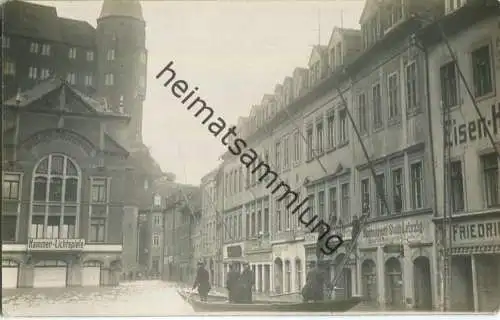 Meissen - Restaurant Stadt Leipzig - Hochwasser 1920 - Foto-Ansichtskarte