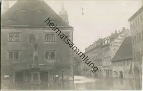 Meissen - Eisenhandlung F. Haertel - Hochwasser 1920 - Foto-Ansichtskarte