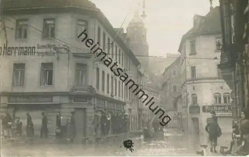 Meissen - Hochwasser 1920 - Foto-Ansichtskarte