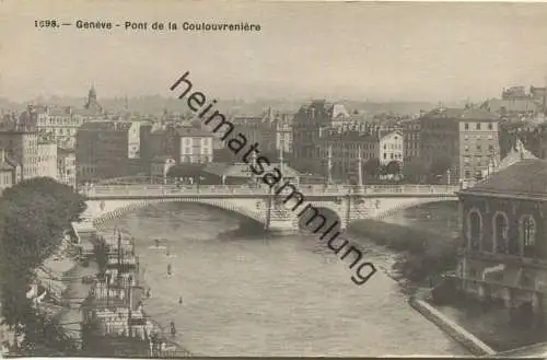 Geneve - Pont de la Coulouvreniere - Verlag Phototypie Co. Neuchatel