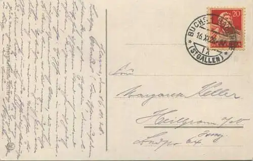 Zürich - Schipfe uns St. Peterskirche gel. 1928