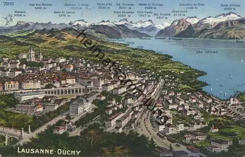 Lausanne Ouchy - Verlag Phototypie Co Neuchatel gel. 1927