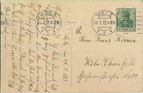 Metz - Kaserne des 16. Pionier Batl.. - Verlag E. Dietsch Metz