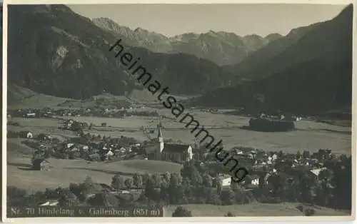 Hindelang vom Gailenberg - Verlag M. Rauch Kempten