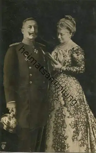 Preussen - Kaiser Wilhelm II. - Kaiserin Auguste Victoria - Verlag Gustav Liersch & Co. Berlin