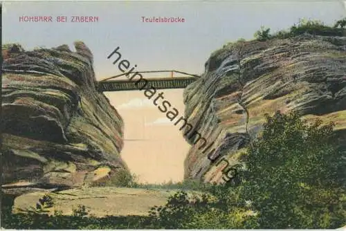 67700 Hohbarr - Teufelsbrücke - Verlag Emil Hartmann Strassburg