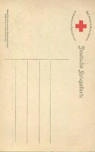 Preussen - Kaiser Wilhelm II. - Deutsche Kriegskarte 1914 - Rotkreuz-Karte - Verlag Rotophot AG Berlin