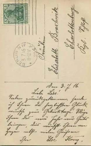 Preussen - Prinz Wilhelm von Preußen - Verlag Gustav Liersch & Co. Berlin gel. 1916