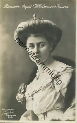 Prinzessin August Wilhelm von Preußen - Phot. Sandau Berlin - Verlag Photochemie Berlin