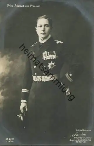 Prinz Adalbert von Preussen - Aufnahme Sandau Berlin - Verlag Photochemie Berlin
