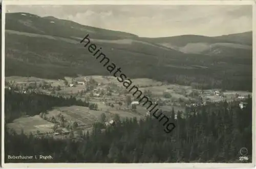 Borowice - Baberhäuser - Foto-Ansichtskarte - Verlag E. Wagner Söhne Zittau