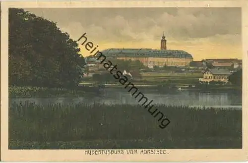 Hubertusburg vom Horstsee - Verlag R. Seibold Wermsdorf