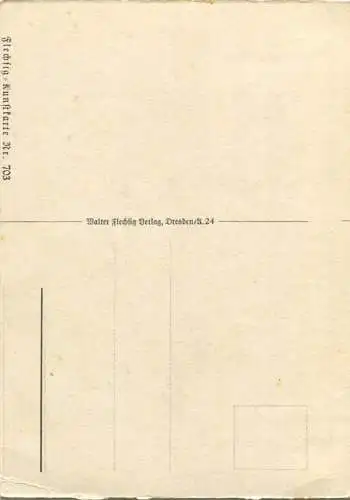 Idylle auf der Wiese - AK Großformat - Flechsig Kunstkarte Nr. 703