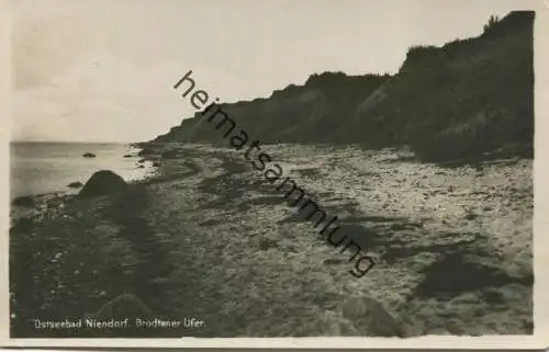 Ostseebad Niendorf - Brodtener Ufer - Foto-AK 30er Jahre - Verlag Julius Simonsen Oldenburg