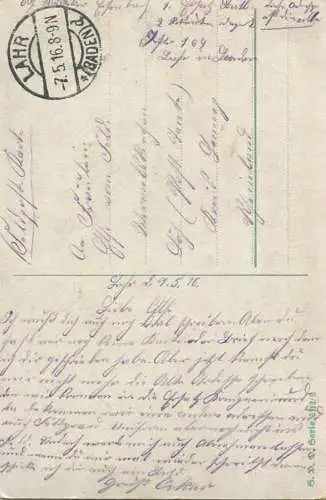 Soldat - Liebespaar - Feldpost