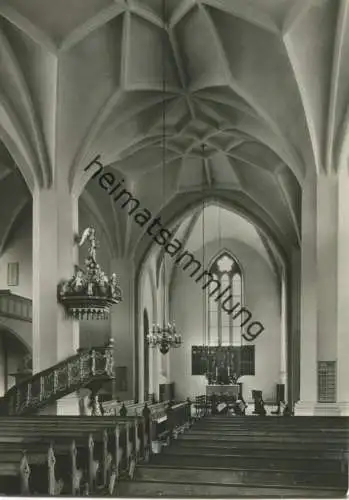 Plauen - Hauptkirche St. Johannis - Blick zum Altar - Foto-AK Grossformat - Verlag H. C. Schmiedicke Leipzig