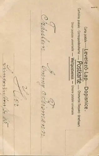 Marchand de fruits - Obsthändler - beschrieben 1903