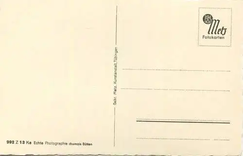 Wehlen - Steinerner Tisch - Foto-AK 30er Jahre - Verlag Gebr. Metz Tübingen