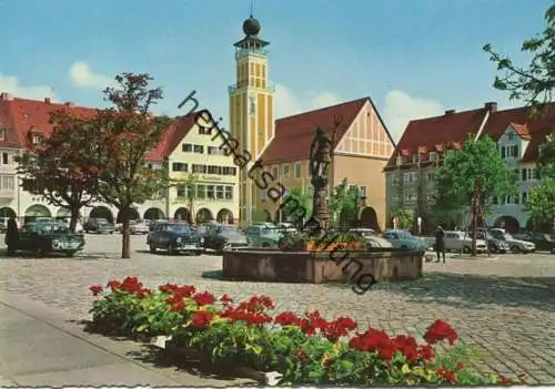 Freudenstadt - Marktplatz - AK Großformat - Verlag H. Bockelmann Langenargen gel. 1958