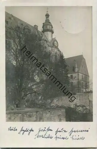 Marburg - Schloss - Foto-Ansichtskarte - Verlag Dürer-Haus Marburg