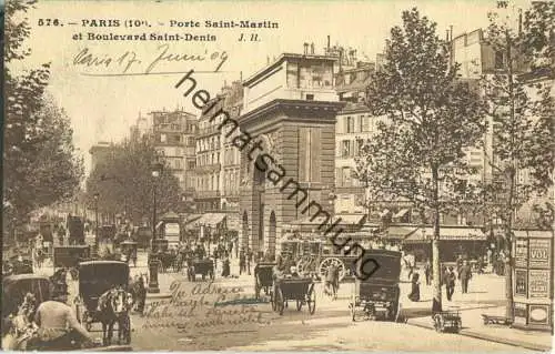 Paris - Pont Saint Martin - Boulevard Saint-Denis
