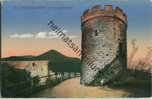 Rappoltsweiler - Ribeauville - Hoh-Rappoltstein - Verlag Emil Hartmann Strassburg