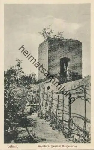 Lehnin - Wachturm (Hungerturm) - Verlag Hermann Haack Genthin