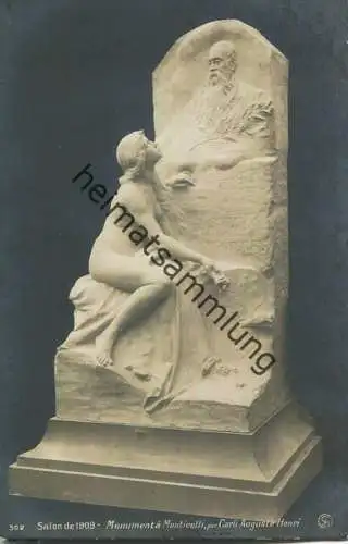 Monument a Monticelli - Salon de 1909 - par Carli Auguste Henri