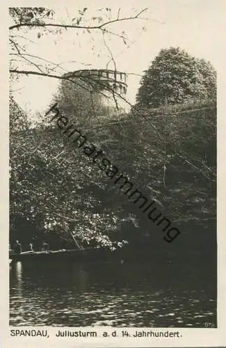Berlin-Spandau - Juliusturm - Foto-AK 30er Jahre - Verlag Ludwig Walter Berlin