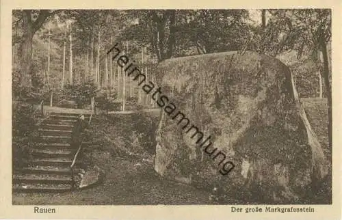 Rauener Berge - Der große Markgrafenstein - Verlag J. Goldiner Berlin