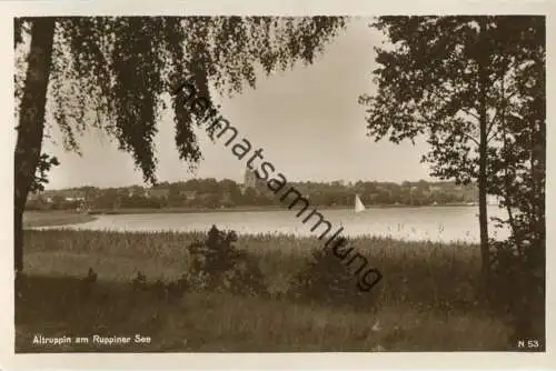 Altruppin am Ruppiner See - Foto-AK 30er Jahre - Verlag Rudolf Lambeck Berlin